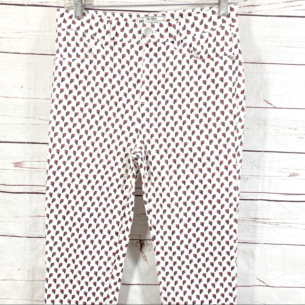 Free People Signature Skinny Jeans White Size 28